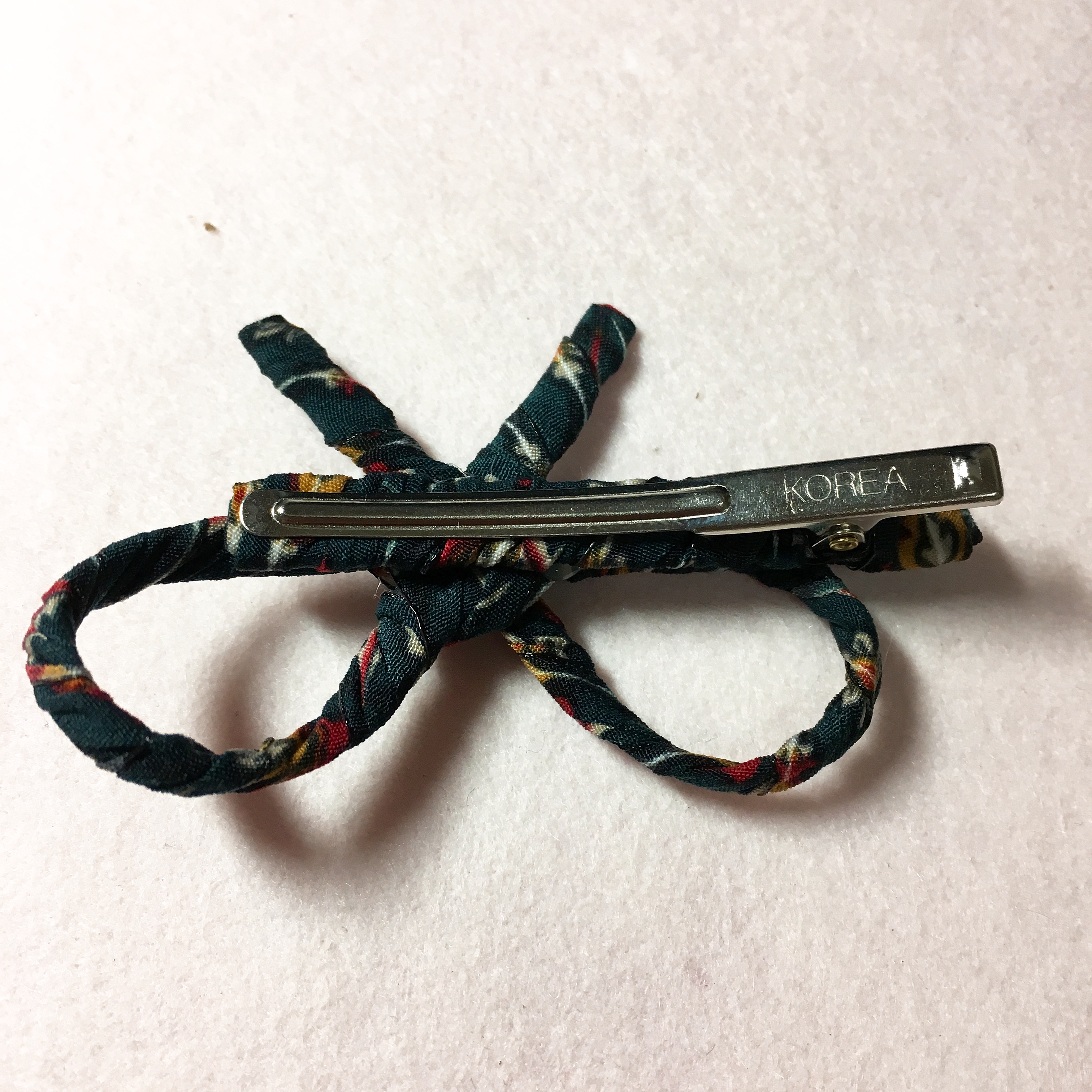 Hair Accessories Color ribbon tongs pin FW 3color 