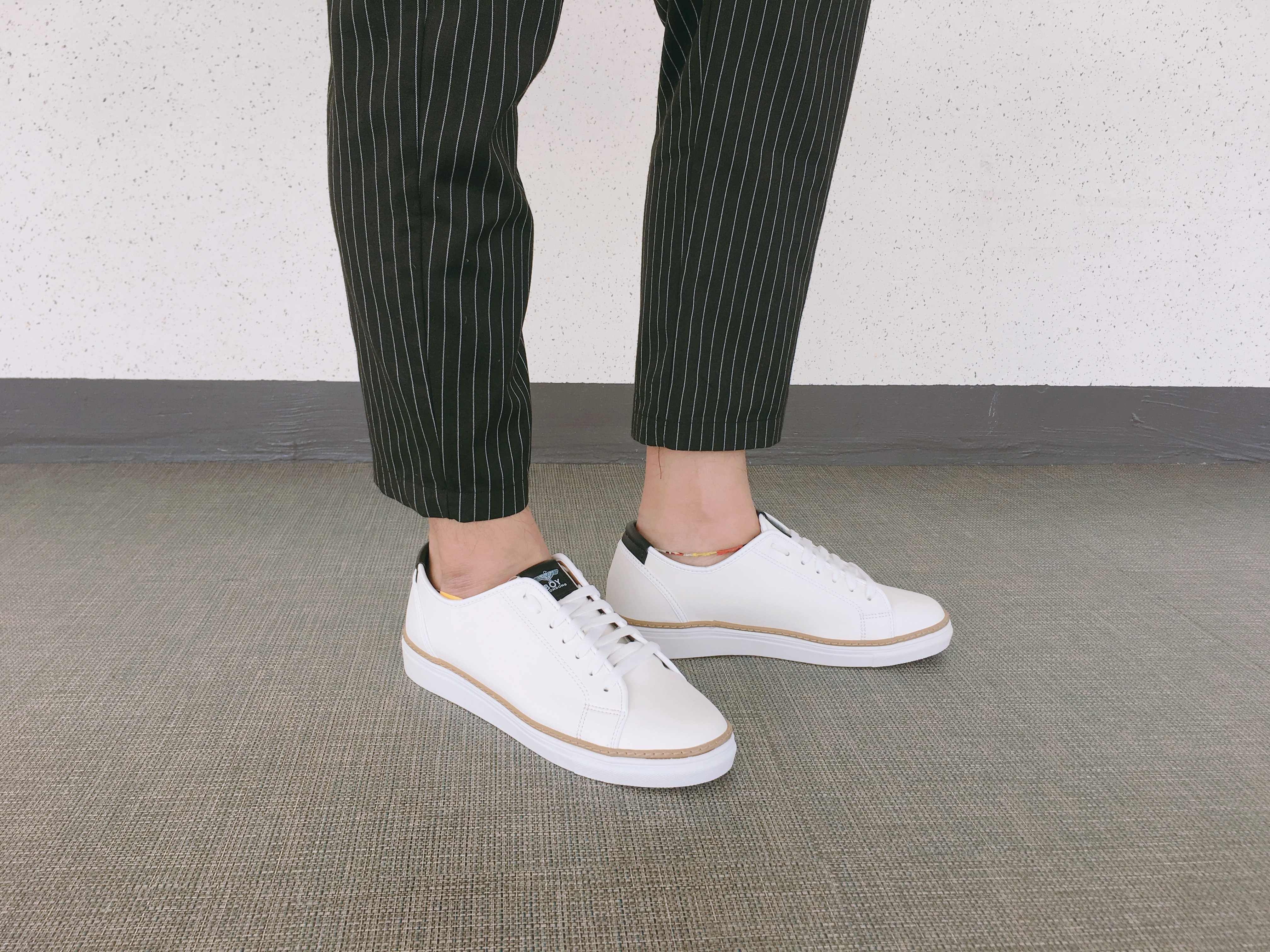 Men Height Shoes Men's tall white black sneaker