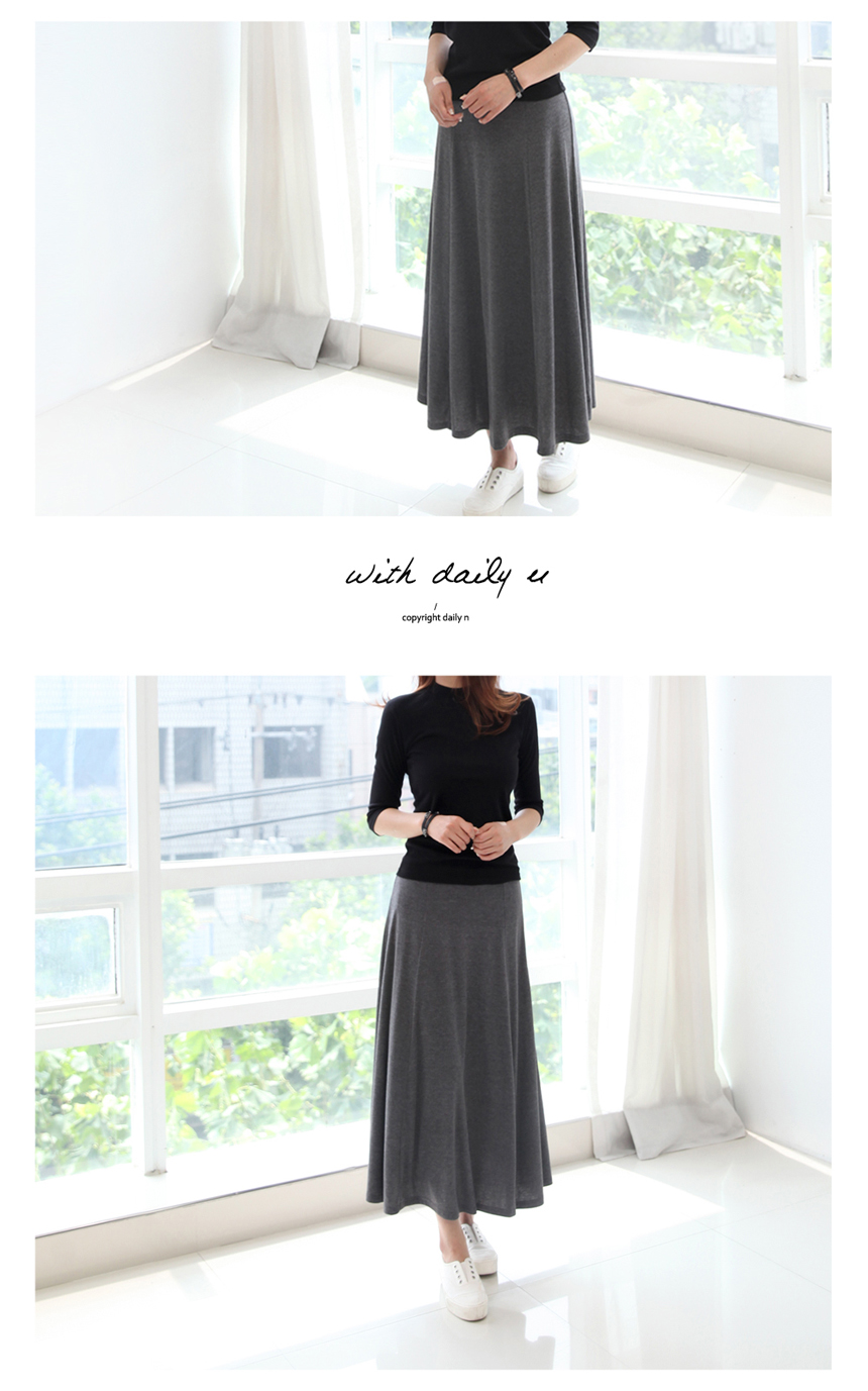 Andriy Flair Long Skirt Bending Maxi A Line Fall