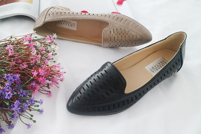 New Amy Horny Leather Loafer Roger Female Shoes Sh