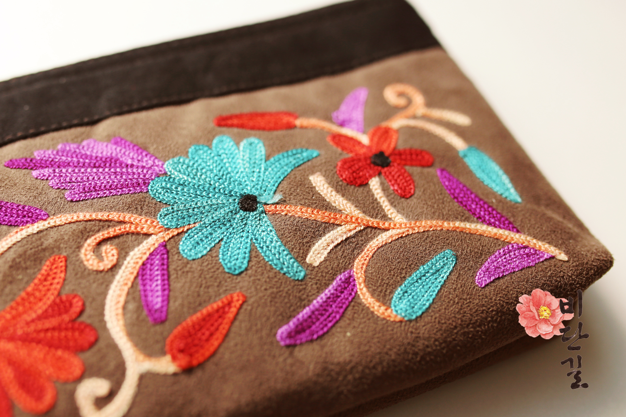 New Sheepskin Big Pouch Unique Bohemian Ethnic Hou