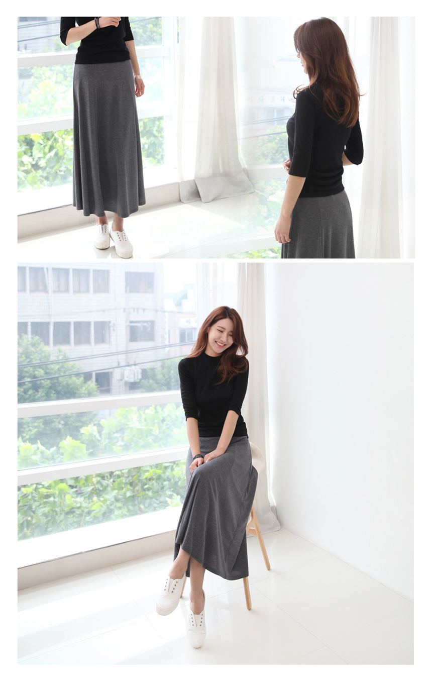 Andriy Flair Long Skirt Bending Maxi A Line Fall
