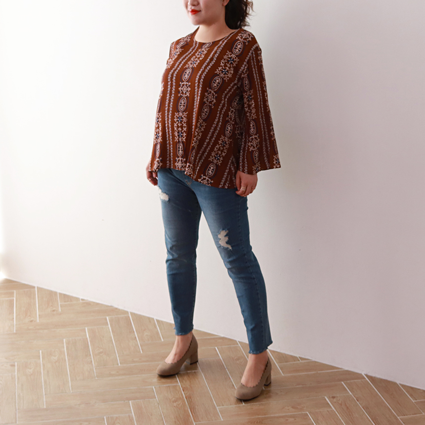 Women Jeans Pants 7CM BABY BANDING Fall Relief Sem