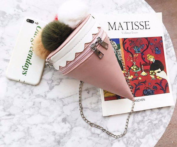 New Narin Mini Cross Back Chain 4color Women 20 Po