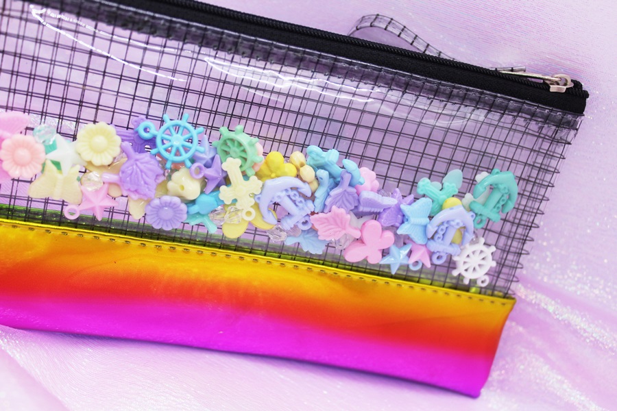 New transparent pouch hologram Lovely point to be 