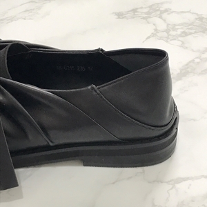 New Royal Ribbon Knot Leather Roper Black Can be w