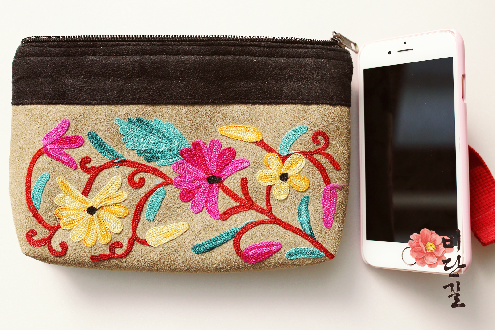 New Sheepskin Big Pouch Unique Bohemian Ethnic Hou