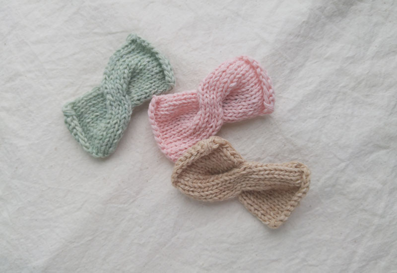 New Hand Knit Pin Ribbon Toddler Pin Accessories H