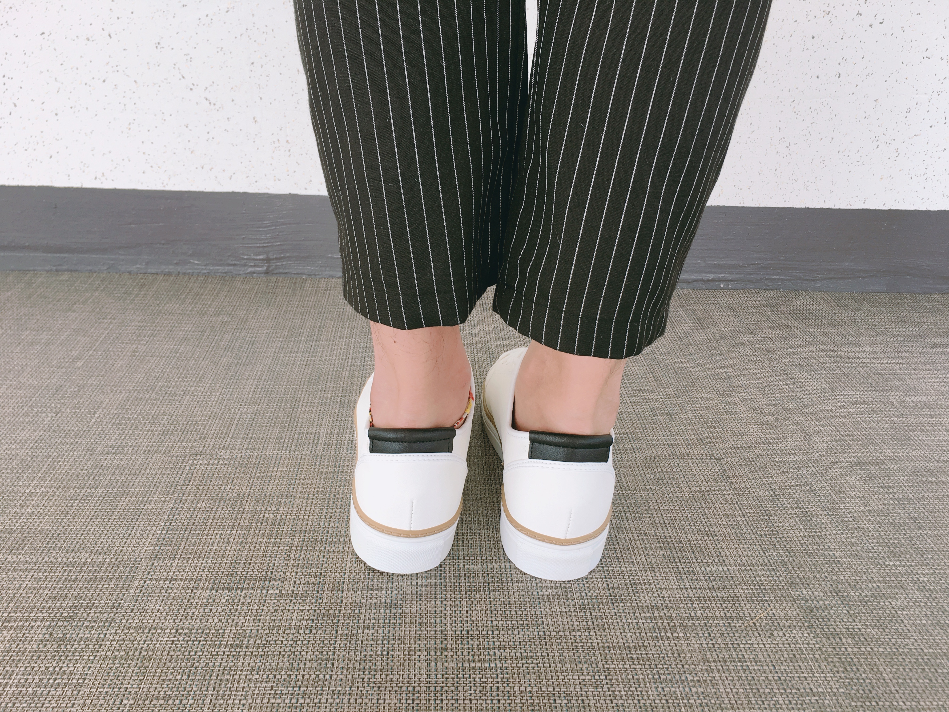 Men Height Shoes Men's tall white black sneaker