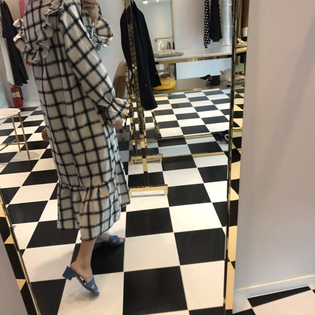 New Women's Dress Heidi Dress Marang Gray Rever