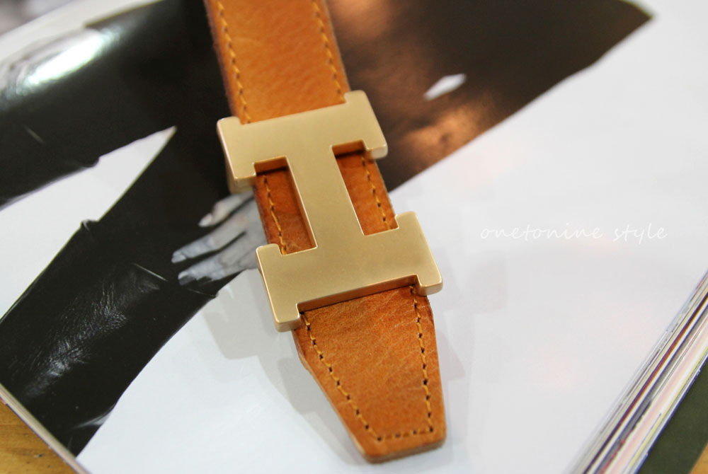 H belt New York Vintage clean style Cool high-qual