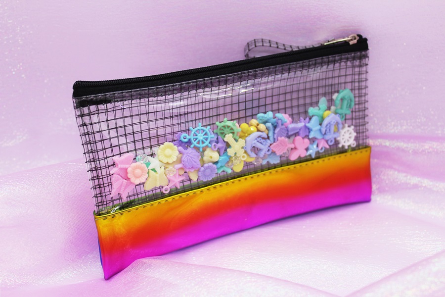 New transparent pouch hologram Lovely point to be 