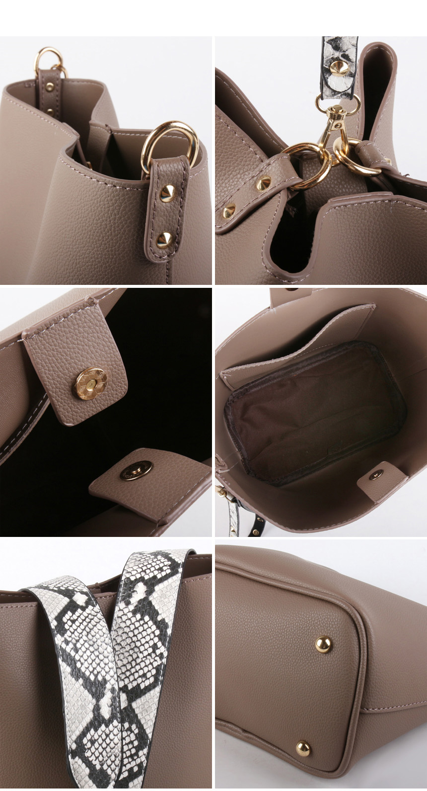 New Karin pattern strap Tote bag Cross-back Unique