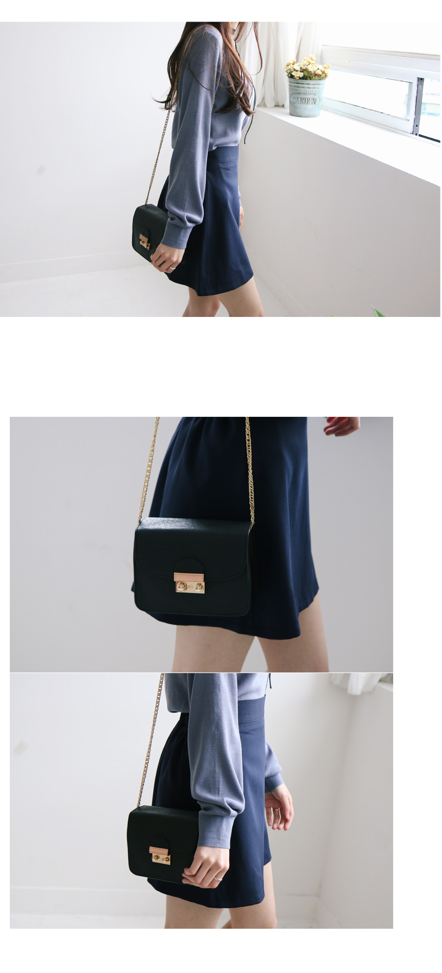 New Light Cross Mini Chain Bag Shoulder Bag Women 