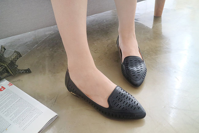 New Amy Horny Leather Loafer Roger Female Shoes Sh