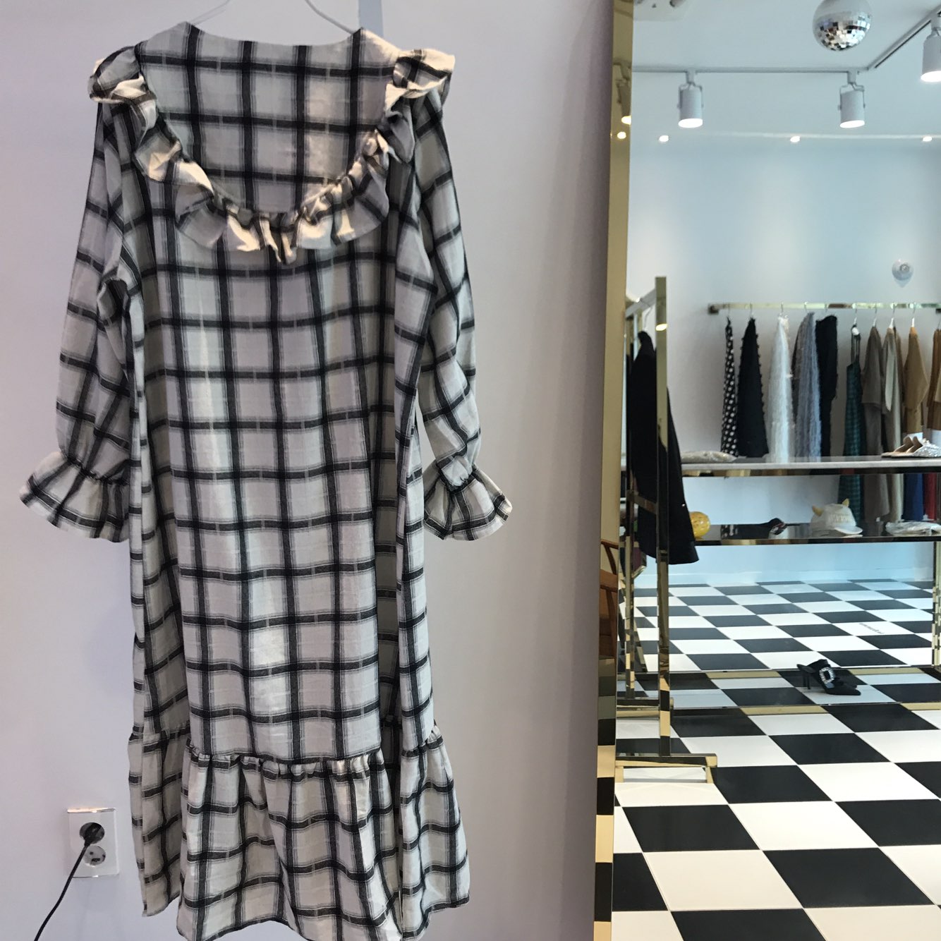 New Women's Dress Heidi Dress Marang Gray Rever