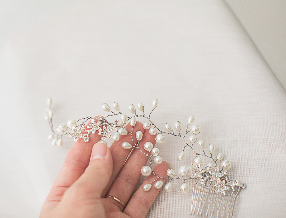 New Handmade Self-Wedding Hair Accessories, Flower