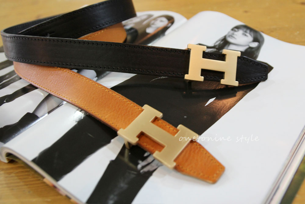 H belt New York Vintage clean style Cool high-qual
