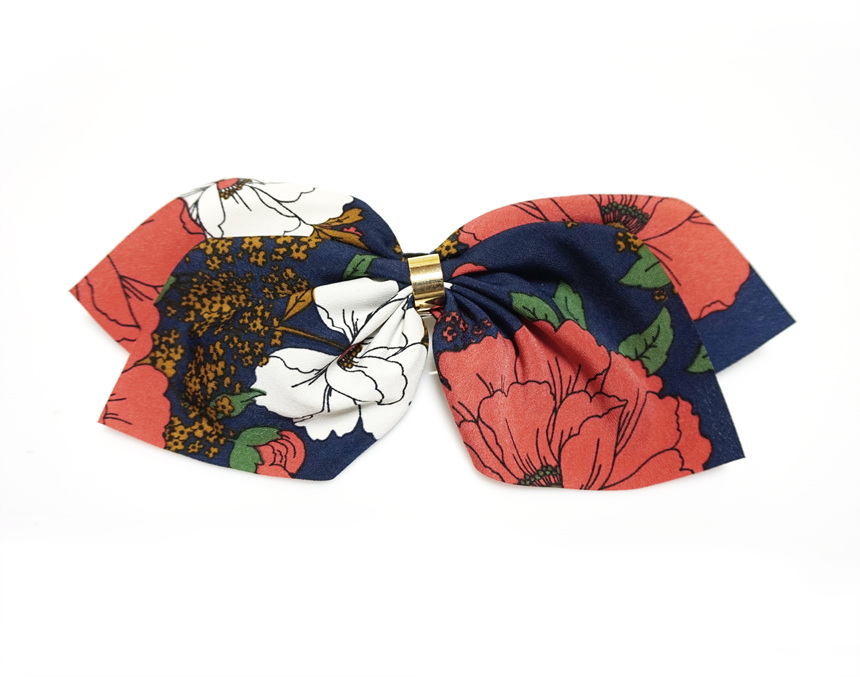 New Passion flower gold ring ribbon pin hairpin me