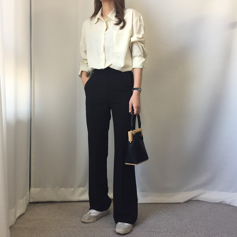 New Women's Pants Women's High Waist Long Sl