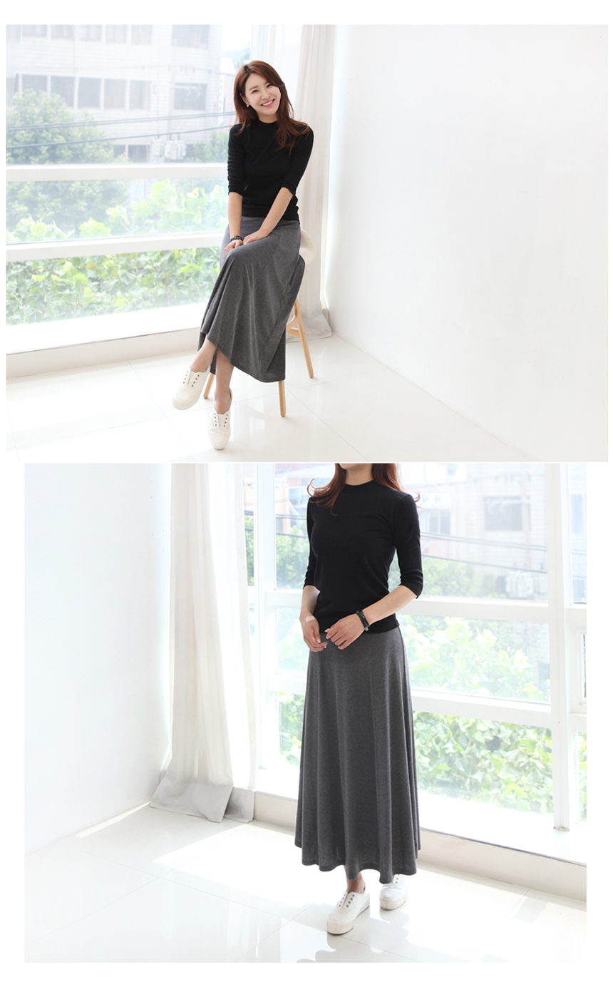 Andriy Flair Long Skirt Bending Maxi A Line Fall