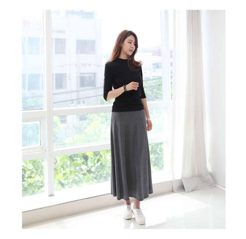 Andriy Flair Long Skirt Bending Maxi A Line Fall