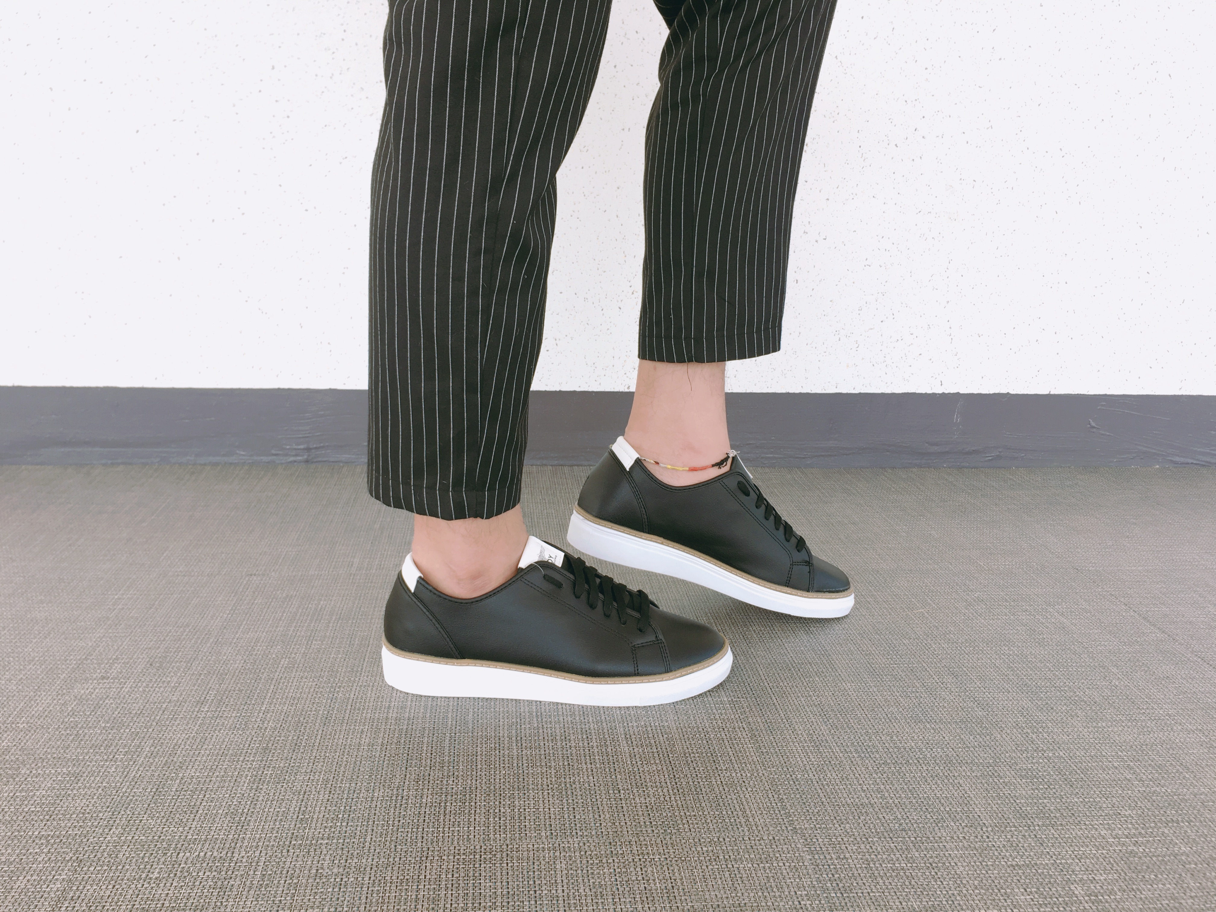 Men Height Shoes Men's tall white black sneaker