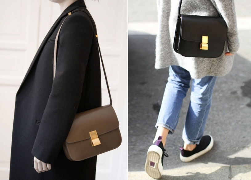 New Classic Mini Cross Back Leather Cowhide Women&