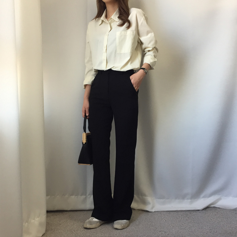 New Women's Pants Women's High Waist Long Sl