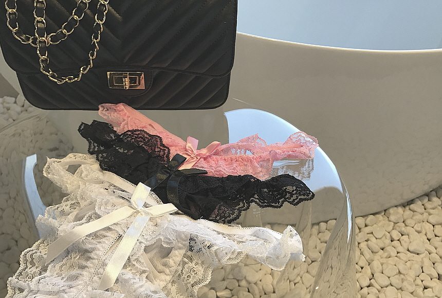 Women Underwear Lovely Sexy All Race Satin Ribbon 