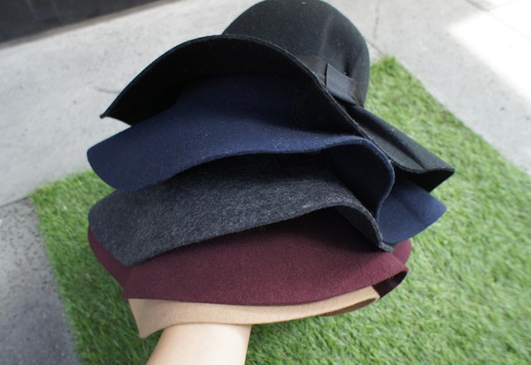 New Women's Hat Single Fedora Hat Cute Cute Gir