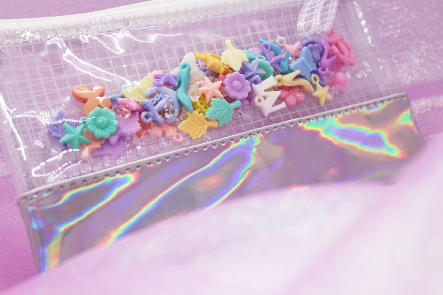 New transparent pouch hologram Lovely point to be 