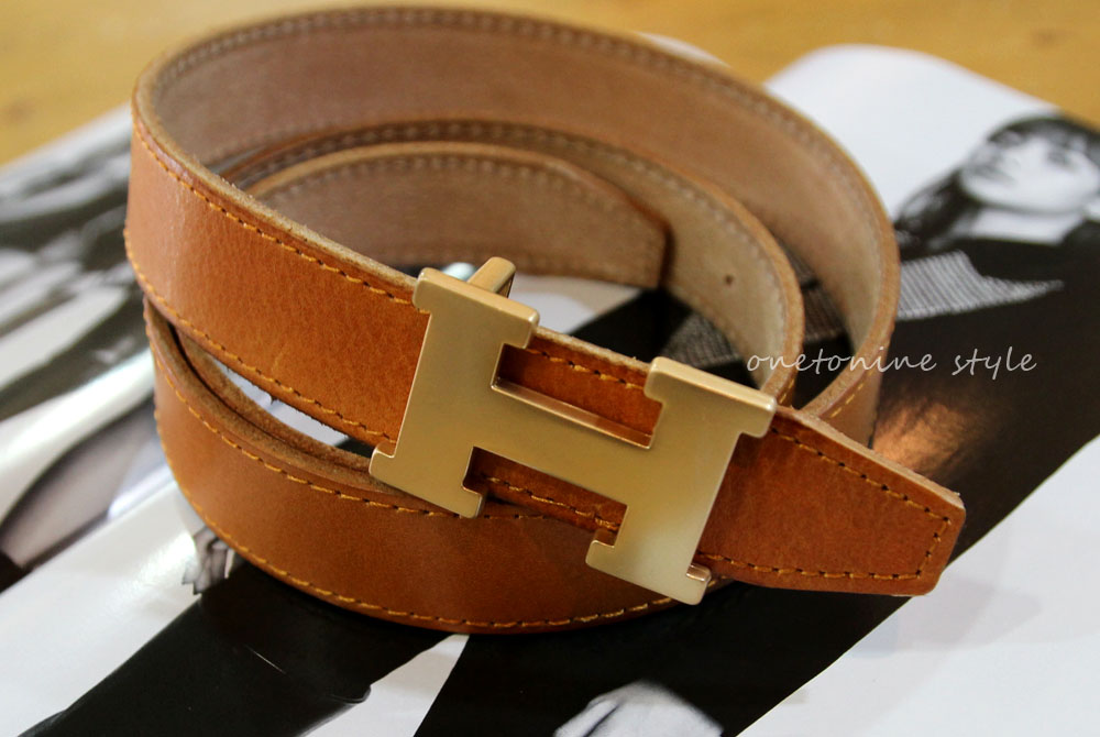 H belt New York Vintage clean style Cool high-qual