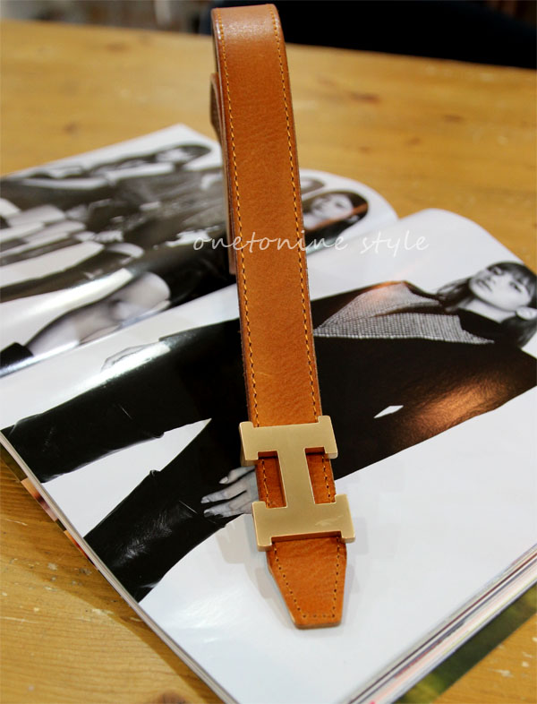 H belt New York Vintage clean style Cool high-qual