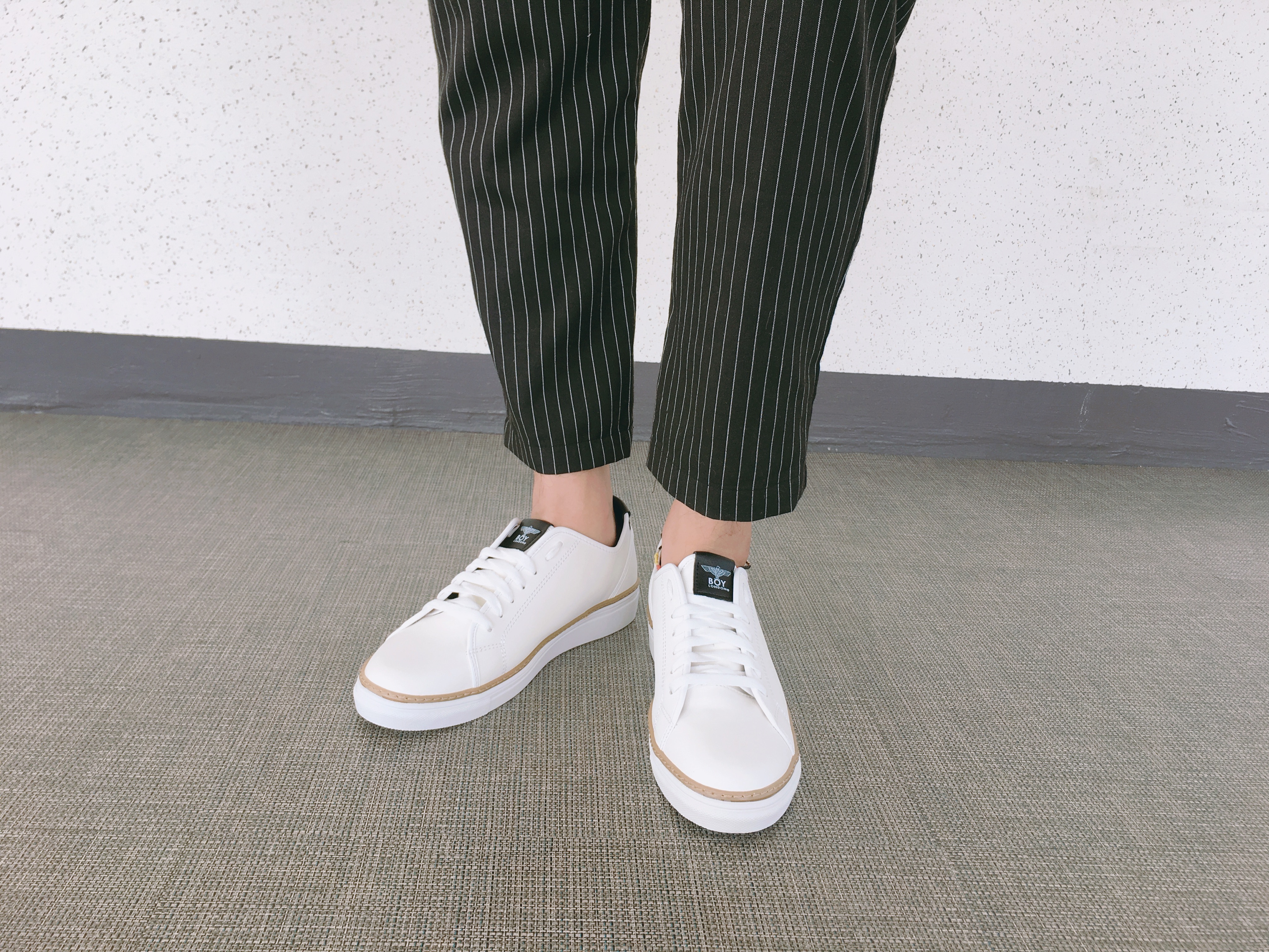 Men Height Shoes Men's tall white black sneaker