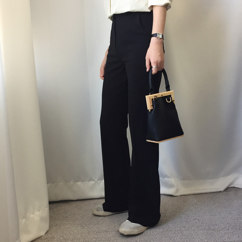 New Women's Pants Women's High Waist Long Sl