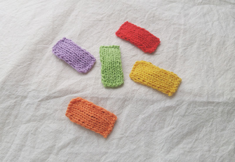 New Hand Knit Pin Ribbon Toddler Pin Accessories H