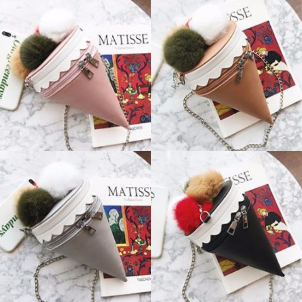 New Narin Mini Cross Back Chain 4color Women 20 Po