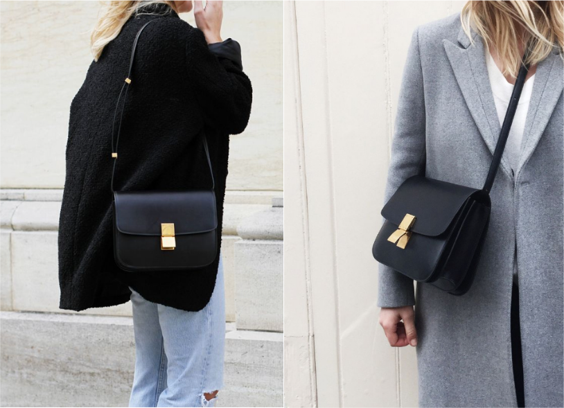 New Classic Mini Cross Back Leather Cowhide Women&