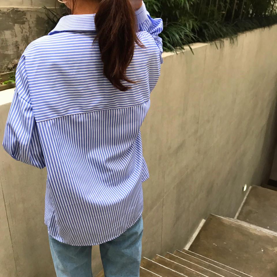 NEW FASHION LADY GIRL Blouse Girl Fall Sleeve Ribb