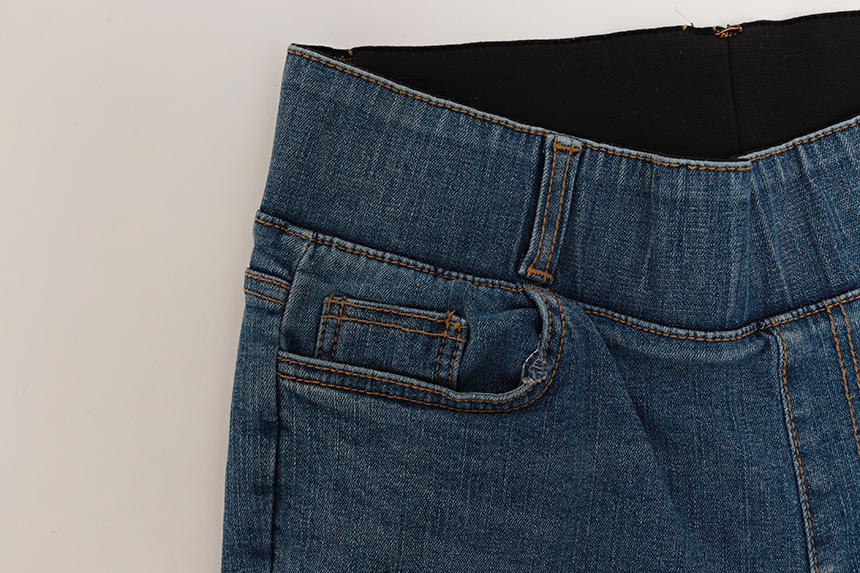 Women Jeans Pants 7CM BABY BANDING Fall Relief Sem