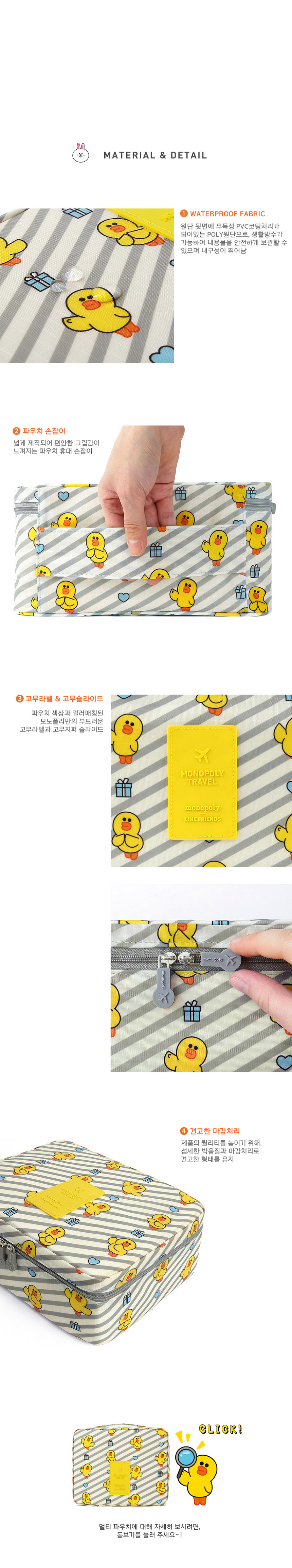 NEW TRAVEL STORAGE ORGANISER LINE FRIENDS