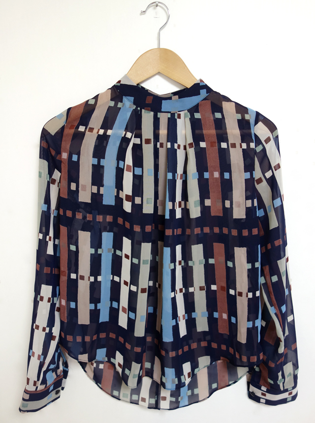 NEW FASHION LADY GIRL Blouse Chiffon blouse with c