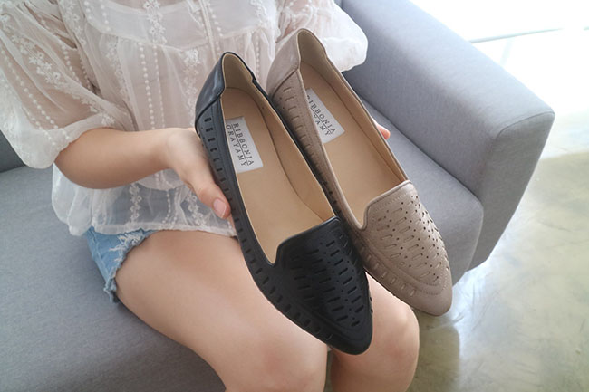 New Amy Horny Leather Loafer Roger Female Shoes Sh