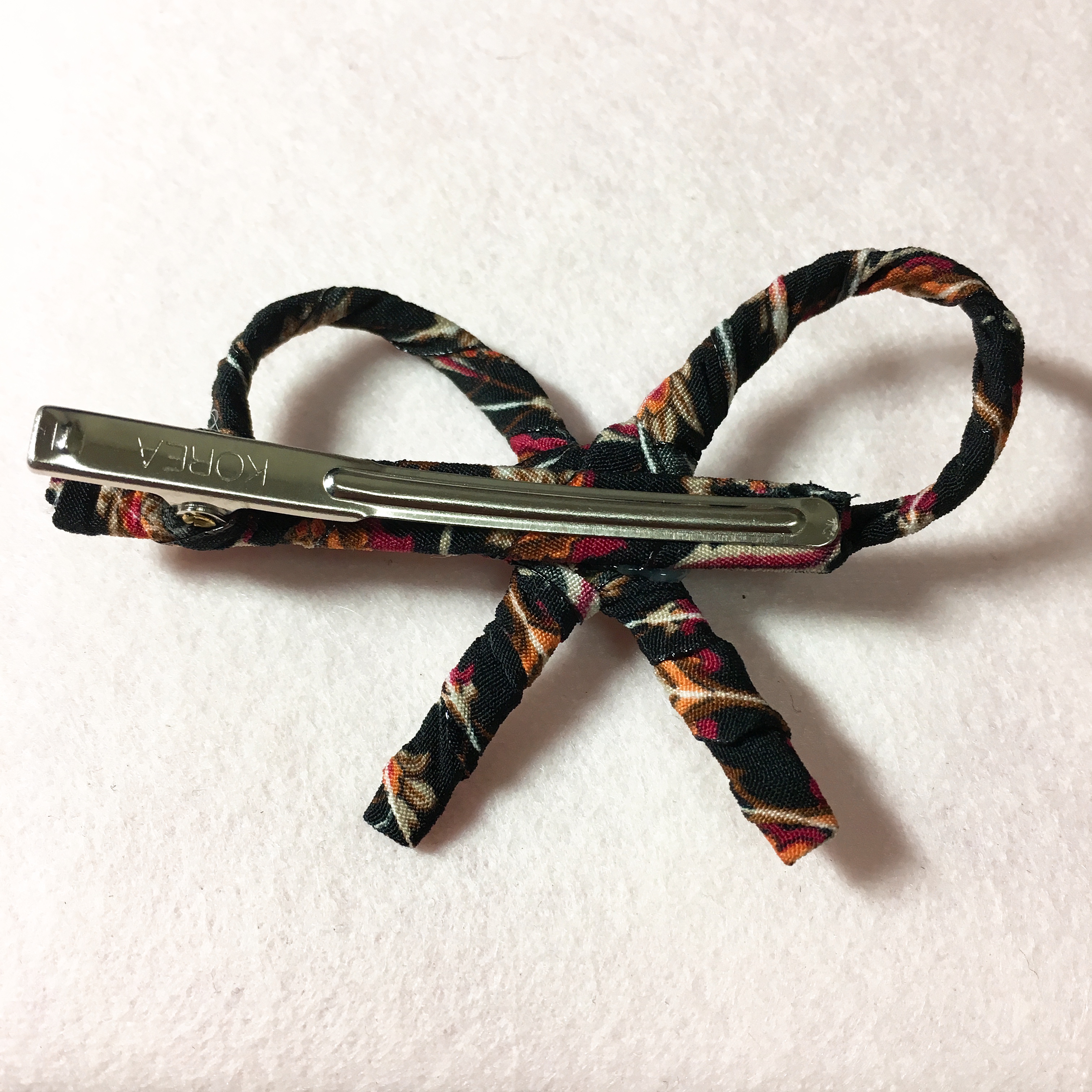 Hair Accessories Color ribbon tongs pin FW 3color 