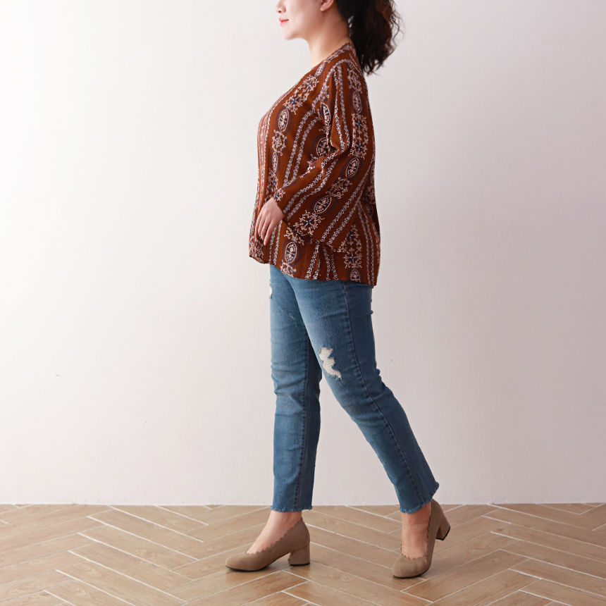 Women Jeans Pants 7CM BABY BANDING Fall Relief Sem