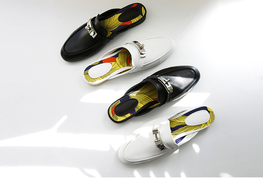 New erb buckle blouse luxury style slippers H mule