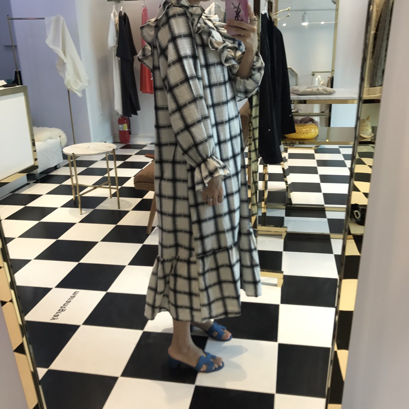 New Women's Dress Heidi Dress Marang Gray Rever