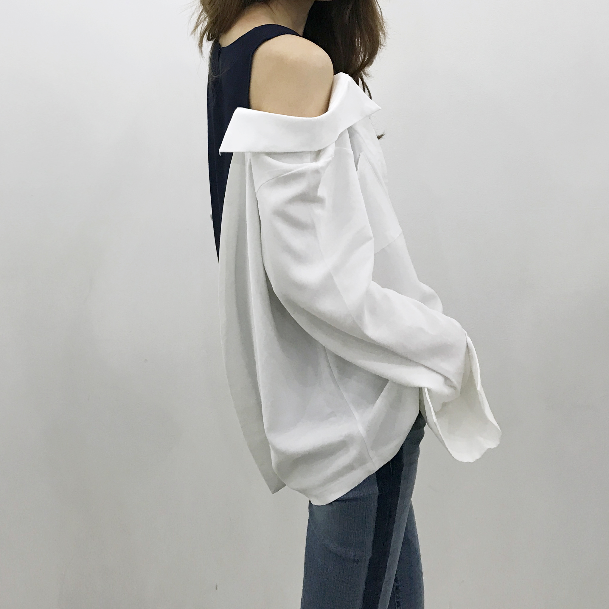 Women Jeans Pants Roll-up color Span Date Denim 20