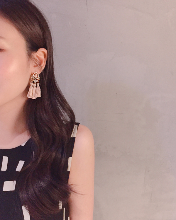 Muse drip antique bold tassel earrings 4color tass